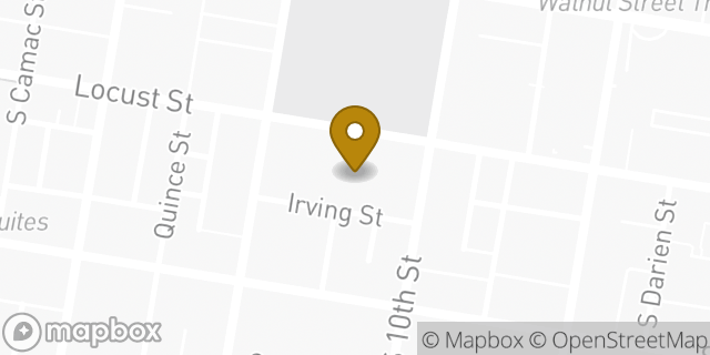 Map showing the location of 1020 Locust Street in Philadelphia, PA 19107