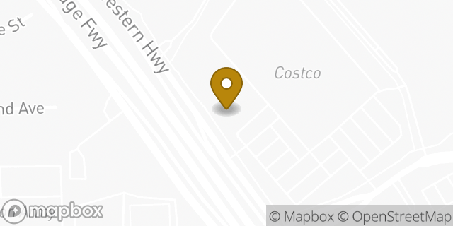 Map showing the location of ATM Costco in Southfield, MI 48075