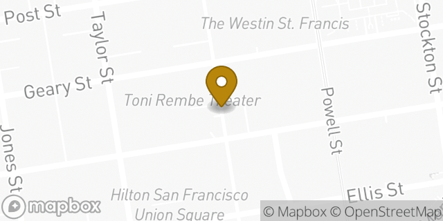 Map showing the location of San Francisco - 325 Mason Street in San Francisco, CA 94102