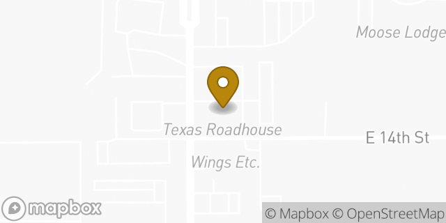 Map showing the location of Texas Roadhouse in Indianapolis, IN 46219