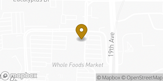 Map showing the location of Amazon Locker - Axe in San Francisco, CA 94132