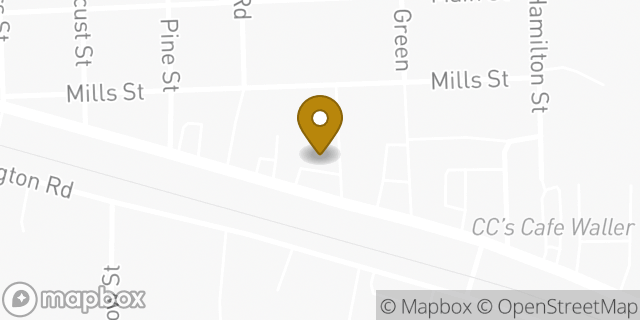 Map showing the location of Amazon Locker - Feline in Waller, TX 77484