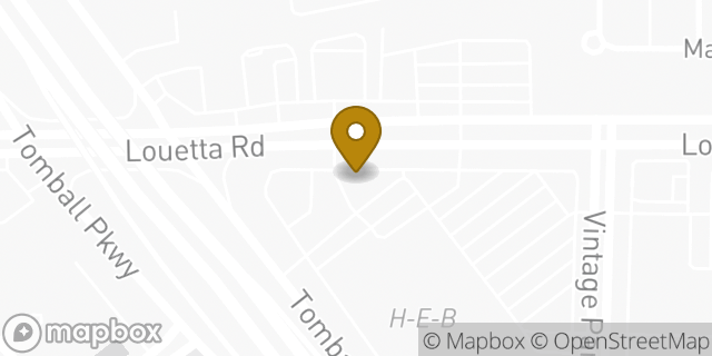 Map showing the location of Chipotle Mexican Grill in Houston, TX 77070