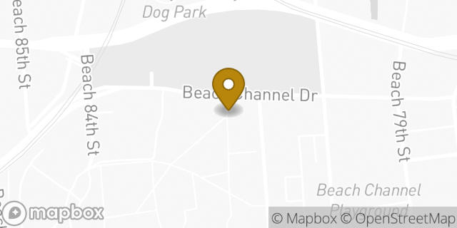 Map showing the location of Amazon Locker - Aduana in Queens, NY 11693