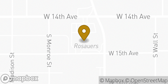 Map showing the location of Coinme in Spokane, WA 99204