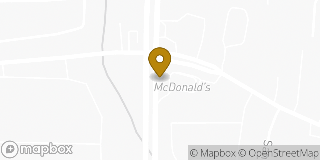 Map showing the location of McDonald's in Irving, TX 75060