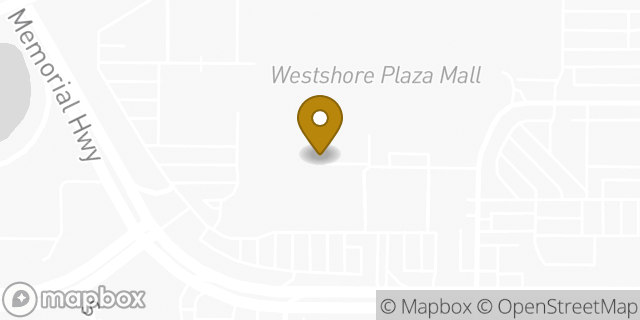 Map showing the location of Foot Locker in Tampa, FL 33609