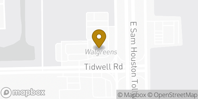 Map showing the location of ATM Walgreens in Houston, TX 77044
