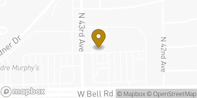 Map showing the location of Subway in Phoenix, AZ 85308