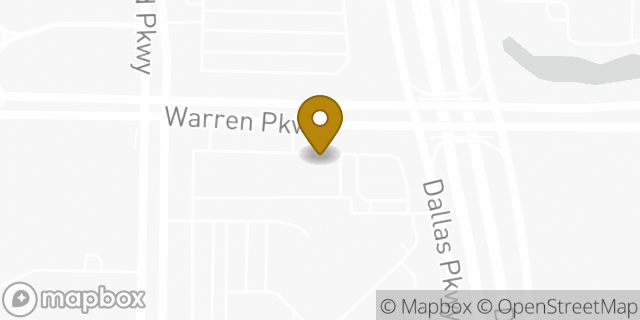 Map showing the location of Chipotle Mexican Grill in Frisco, TX 75034