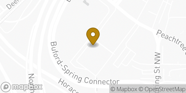 Map showing the location of Amazon Locker - Silva in Atlanta, GA 30309
