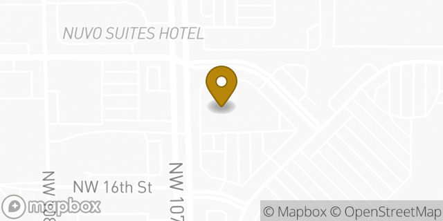 Map showing the location of Amazon Locker - Dex in Doral, FL 33172