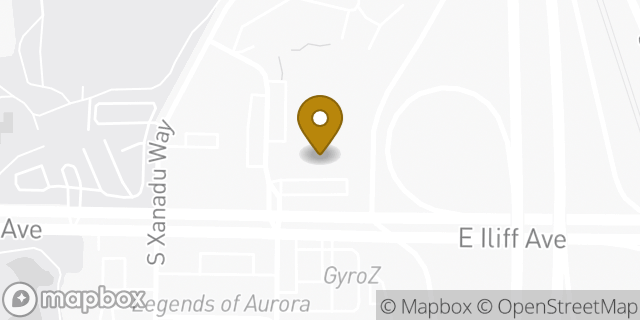 Map showing the location of ATM 7ELEVEN, INC. in Aurora, CO
