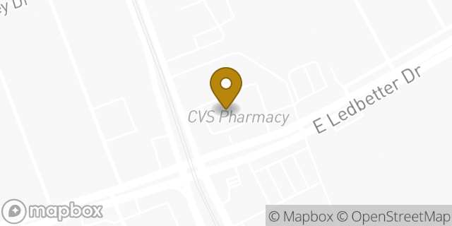 Map showing the location of CVS Pharmacy in Dallas, TX 75216