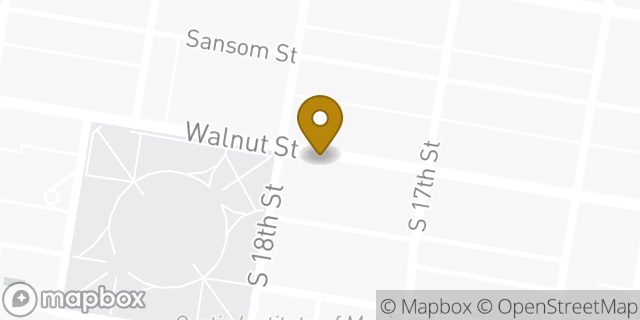 Map showing the location of Athleta in Philadelphia, PA 19103