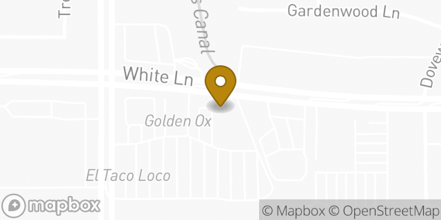 Map showing the location of Starbucks in Bakersfield, CA 93309