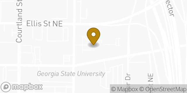 Map showing the location of Amazon Locker - Oasis in Atlanta, GA 30303