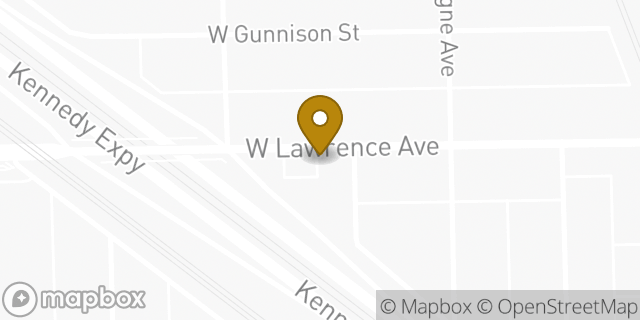 Map showing the location of Amazon Locker - Coolness in Chicago, IL 60630