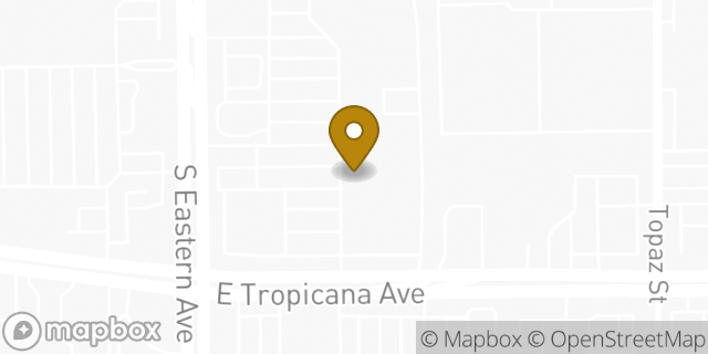 Map showing the location of Amazon Locker - Copenhague in Las Vegas, NV 89119