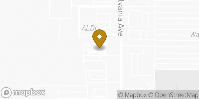 Map showing the location of Pennsylvania & Memorial in Oklahoma City, OK 73120