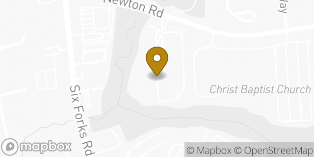 Map showing the location of Amazon Locker - Carnelian in Raleigh, NC 27615