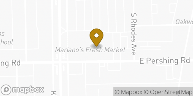 Map showing the location of Starbucks Coffee Company in Chicago, IL 60653