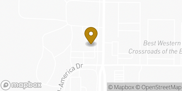 Map showing the location of Amazon Locker - Cyberspace in Council Bluffs, IA 51501
