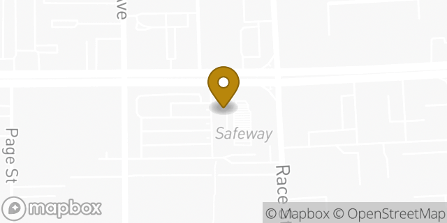 Map showing the location of Amazon Locker - Potosi in San Jose, CA 95126