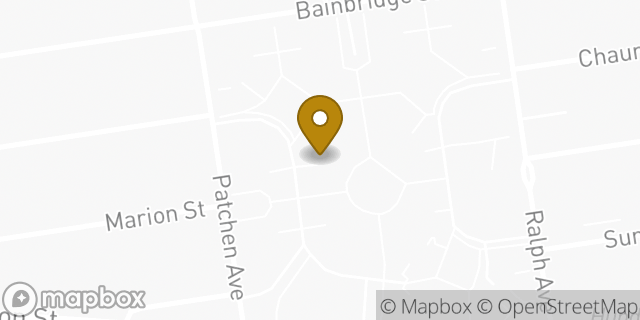 Map showing the location of Amazon Locker - Concencion in Brooklyn, NY 11233