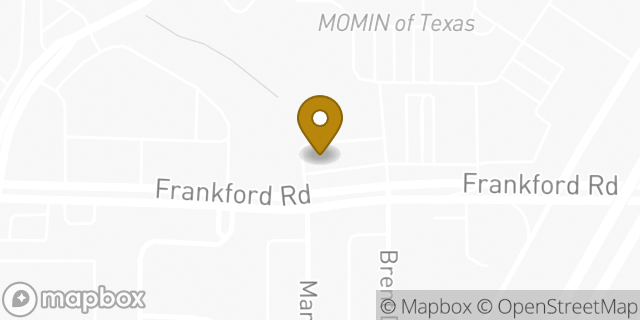 Map showing the location of QuikTrip in Dallas, TX 75287
