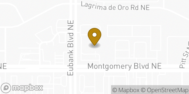 Map showing the location of Staples in Albuquerque, NM 87111