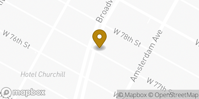 Map showing the location of ATM CVS in New York, NY