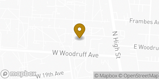 Map showing the location of Amazon Locker - Quercus robur in Columbus, OH 43210