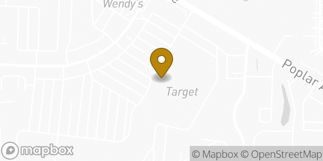 Map showing the location of ATM Target in Germantown, TN 38138