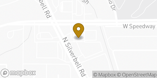 Map showing the location of Amazon Locker - Follower in Tucson, AZ 85745