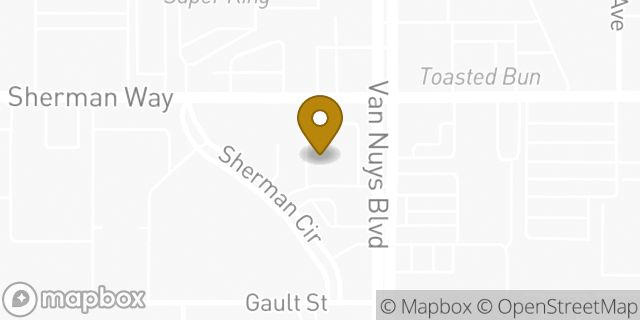 Map showing the location of ATM Walgreens in Van Nuys, CA 91405