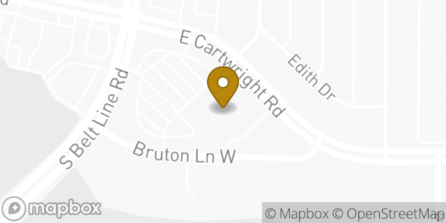 Map showing the location of Coinstar in Mesquite, TX 75149