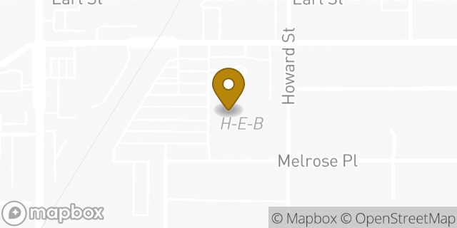 Map showing the location of H-E-B Bakery in San Antonio, TX 78212