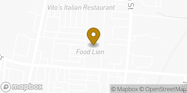 Map showing the location of Food Lion in Greensboro, NC 27405