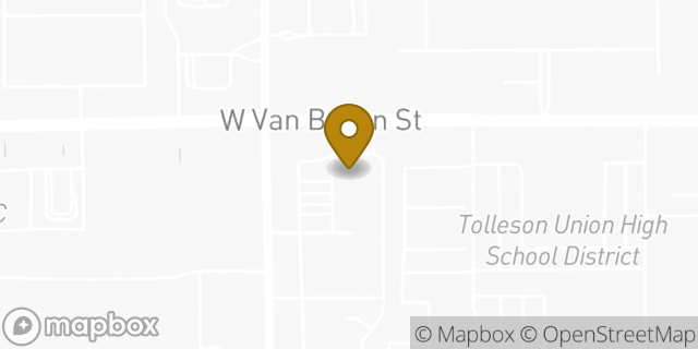 Map showing the location of Amazon Locker - Alferio in Tolleson, AZ 85353