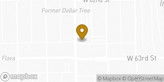 Map showing the location of Chase Bank in Chicago, IL 60636
