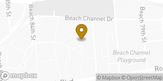 Map showing the location of Amazon Locker - Cartagena in Queens, NY 11693