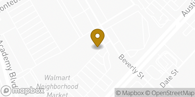 Map showing the location of The UPS Store in Colorado Springs, CO 80918