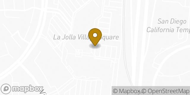 Map showing the location of Chipotle Mexican Grill in La Jolla, CA 92037