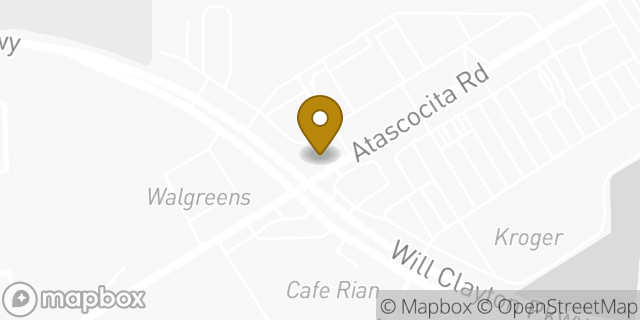 Map showing the location of AutoZone in Humble, TX 77396