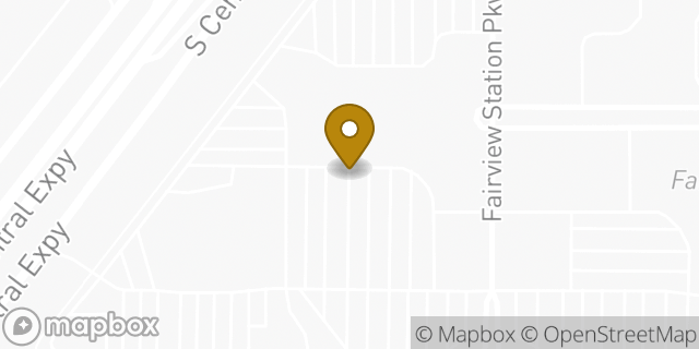 Map showing the location of HomeGoods in Allen, TX 75013