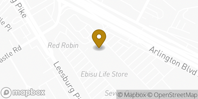 Map showing the location of Amazon Locker - Archive in Falls Church, VA 22044