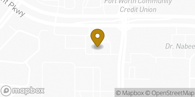 Map showing the location of Amazon Locker - Manicure in Ft Worth, TX 76177
