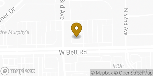 Map showing the location of 43rd Ave - Glendale in Glendale, AZ 85308