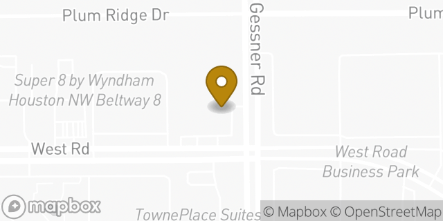 Map showing the location of Amazon Locker - Erminia in Houston, TX 77064